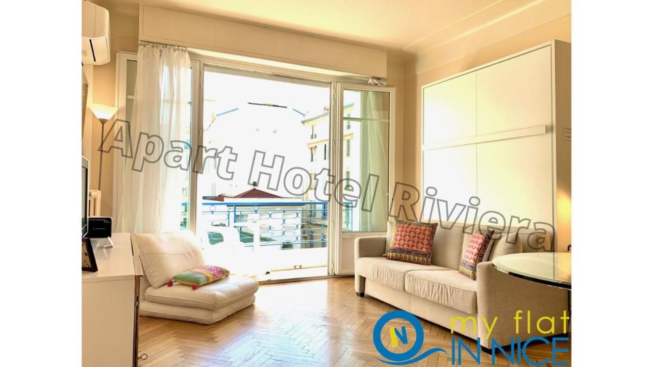 Aparthotel Riviera - Hyper Centre Ville - Studio Superieur Ac Avec Balcon Et Apercu Mer - Balcon Massenet 1 Nice Ngoại thất bức ảnh